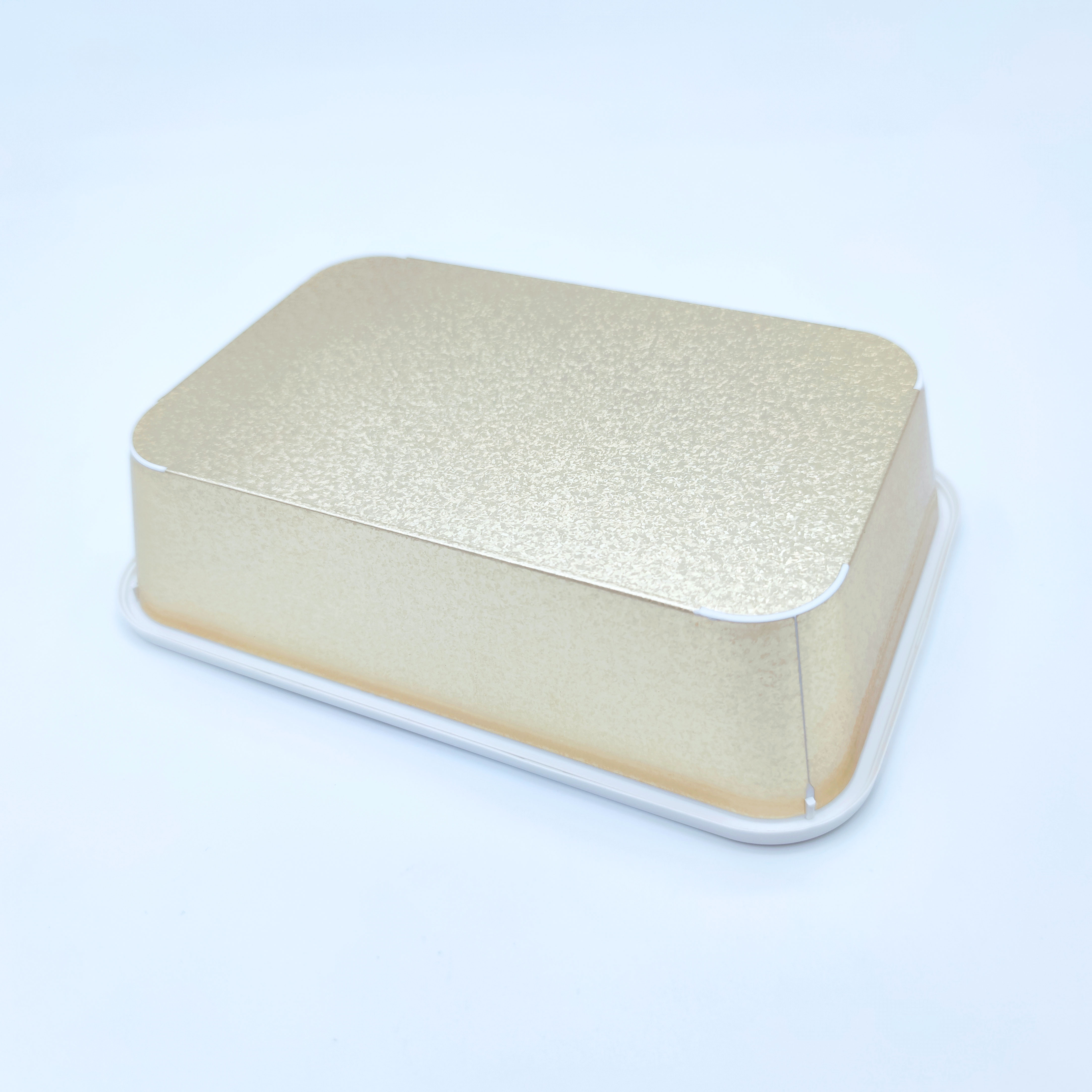 Gold and silver laser lunch box