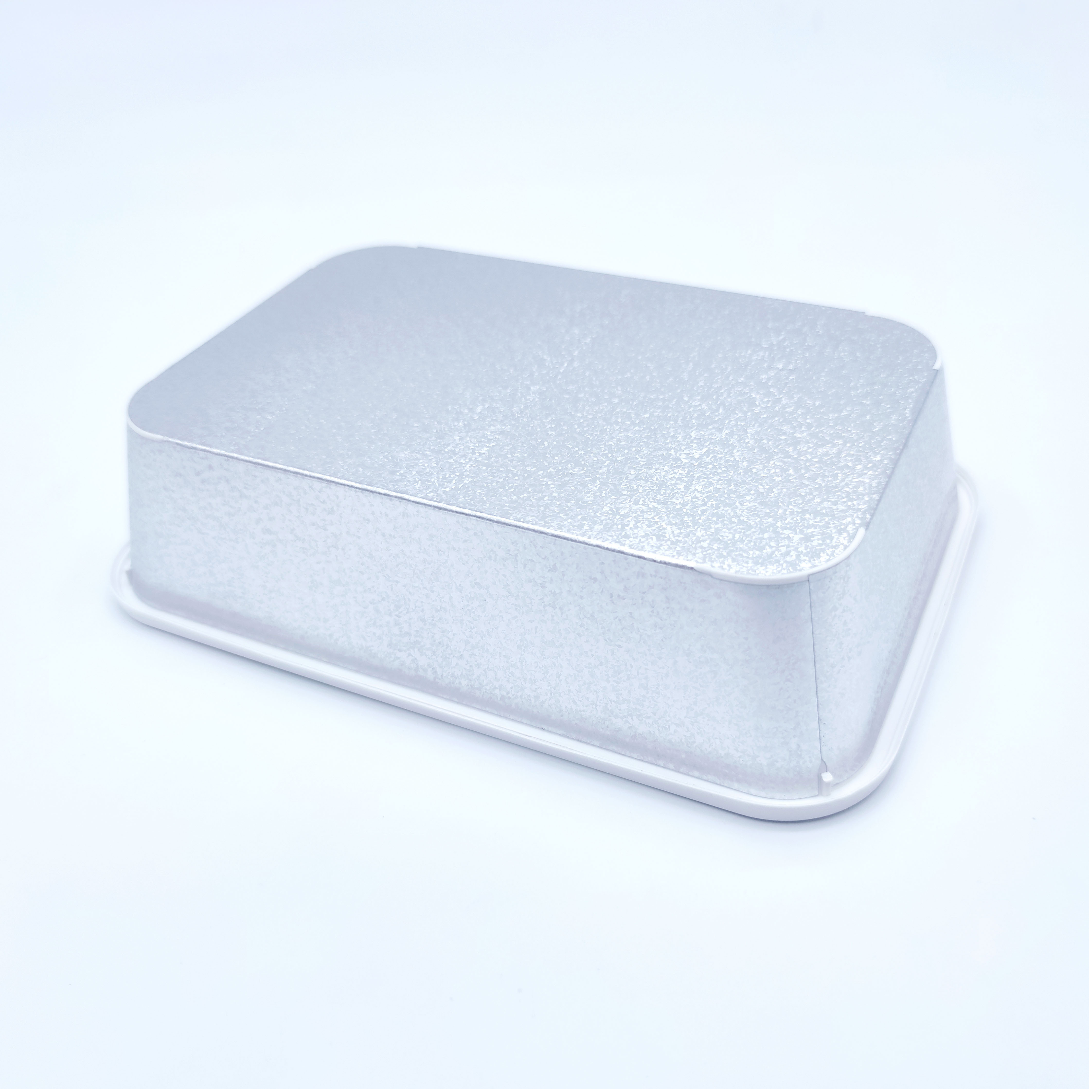 Gold and silver laser lunch box
